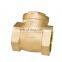 OEM 1/2 3/4 1 Inch Forged Non Return Brass Water Meter Sewage Swing Inline Stop Check Valve