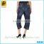 Custom Women Cotton Blue Jeans Ladies Casual Denim Pants Manufacturer