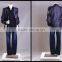 Upper Body Man Model Polyurethane Foam adjustable men mannequin wholesale with base M0017-M01arm