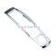 3Pcs/set Car Remote Fob Key Case Cover Mirror Chrome Key Shell Replace for Porsche Boxster Cayman 911 for Panamera Cayenne Macan