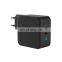 Best Selling Product 2021100W 2 PD Ports Travel Adapter USB-c PD QC3.0 Usb Fast Multi Charger