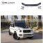 G CLASS G500 B style front lip fit for 2019 year G wagon G500 with lights pu material