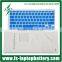 Shine Bule keyboard cover for Macbook air 11 13/ Silicone keyboard cover skin for Macbook Pro 13