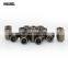 XT 16pcs/set Racing M12x1.5 Gold Open End Inner Hexagon Iron Hex Wheel Lug Screws Rims Lug Lock Nuts