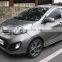 Chrome door visor side window deflector shade sun rain shield silver strips guard for Kia morning