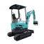 Top quality crawler excavator 2 ton excavator with hammer micro excavators used in buildings