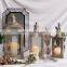 Set Of 3 classical Moroccan Lantern Gold Metal Lantern Antique Lantern Decorative  For Home Decor
