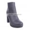 Manufacturing woman forester back zipper boots design your own high heel boots