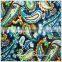 Rayon activity print fabric