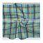 Latest Design BCI  Cotton Seersucker Plaid Fabric for Spring and Summer Shirt