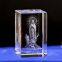 MH-F0200 3d laser angel etched Crystal cube paperweight