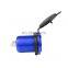 Auto and Motorcycle Dual-port Usb Smart Fast Charge QC3.0+PD Metal Car Modified Charger 12V Aperture
