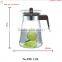 made in China BPA free promotion economic water pot water jug heat insulation glass water pot