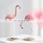 High Quality Resin Crafts Flamingo Ornament Kid's Gift Doll Furnishing Articles for Home Room Decoration