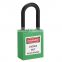 38mm top nylon security lockout padlocks , with master key Best safety padlock