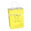 eco-friendly custom white kraft thanksgiving gift paper packaging shipping bags for shoes & clothing with ribbon handle