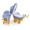 Baby carriage Velvet Jewelry Box stroller Wedding Ring Box Gift Box Holder Case for Earrings Necklaces Bracelets Display