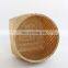 Manufacturer cheap Hand woven storage bamboo basket Fruit Basket Wholesale Made in Vietnam