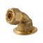 Stock For Sale Wholesale Brass Ture Color High Quality 59 Brass Elbow PEX Pipe Fitting
