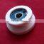 Textile ceramic guide wheel