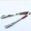 Logo-custom stainless steel kitchen tongs with Sliding Rings 9" No Magnatic Kitchen stainless steel mini serving tongs