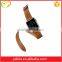 Cool fashion decorate bracelets double circle top leather cuff watch bands for Apple watch