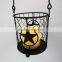 Home decorative metal candle holder lantern