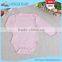 PF-MS-118 100% cotton infant baby long sleeve bodysuit