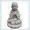 Polyresin sitting prayer young monk