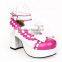 ladies relax high heel dinner girls bow canvas shoes