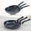 Very cheap As seen on TV Ceramic Aluminum frying pan set with color box packing