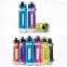 Custom portable silicone drinking bottle plastic for travelling