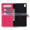 PU case for SONY Z4(Z3+), for sony Z4 case, flip leather case for sony z4