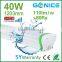 Dimmable IP65 waterproof led tubes 1200mm 40W with 5 years warranty, outdoor advertisement ip65 led tri-proof light