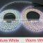 9.6W/M LED Strip Light 3528 SMD 600 Leds Non-Waterproof Warm white + 3years warranty