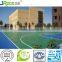 rubber covering plastic outdoor flooring material for outdoor sport