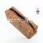 Vintage kotak pensil surface pu pencil bag pencil for office