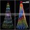 New Products 2016 Flash LED Light Outdoor Wire Lighted Christmas tree