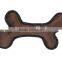 2015 High Quality Resistant training Durable dog oxford toy Bone Shape Brown Colour