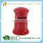 red small pillar-box shape ceramic money boxes wholesale