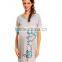 Women's Maternity Cotton Cartoon Print Nursing Nightdress