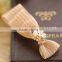 Beige Striped Chiffon Ribbon Hair Clip Hair Bow Designs Hair Accessories