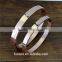 New Stock Fashion Jewelry Stainless Steel Diamond Studded Gold Bangle