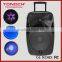 Portable PA 10'' amplified speakers, active sound system, with built in BATTERY