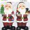 Latest product Polyresin Xmas santa set with snowmen for home decor