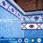 swimming pool glass decorative borderline for swimming pool