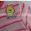striped cartoon fashion baby boy polar fleece romper