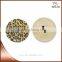 Fashion 3cm wooden button 4 holes with tiger stripe print for women dress