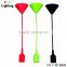 UL E26 Rubber Coating Mini Pendent Lamp Cord With Fabric wire