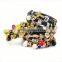 Jewelry Wholesale Metallic Silver Bracelet Leather Stainless